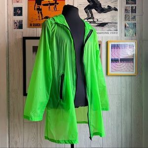 Bright Green Fashion Nova Lightweight Hoodie Jacket Street Style Spring Summer